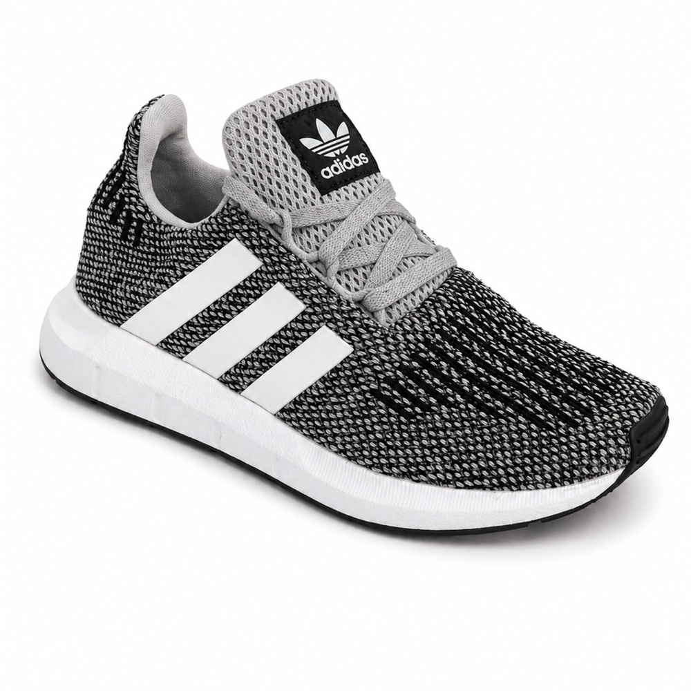 adidas Black & Gray Knit Casual Sneaker